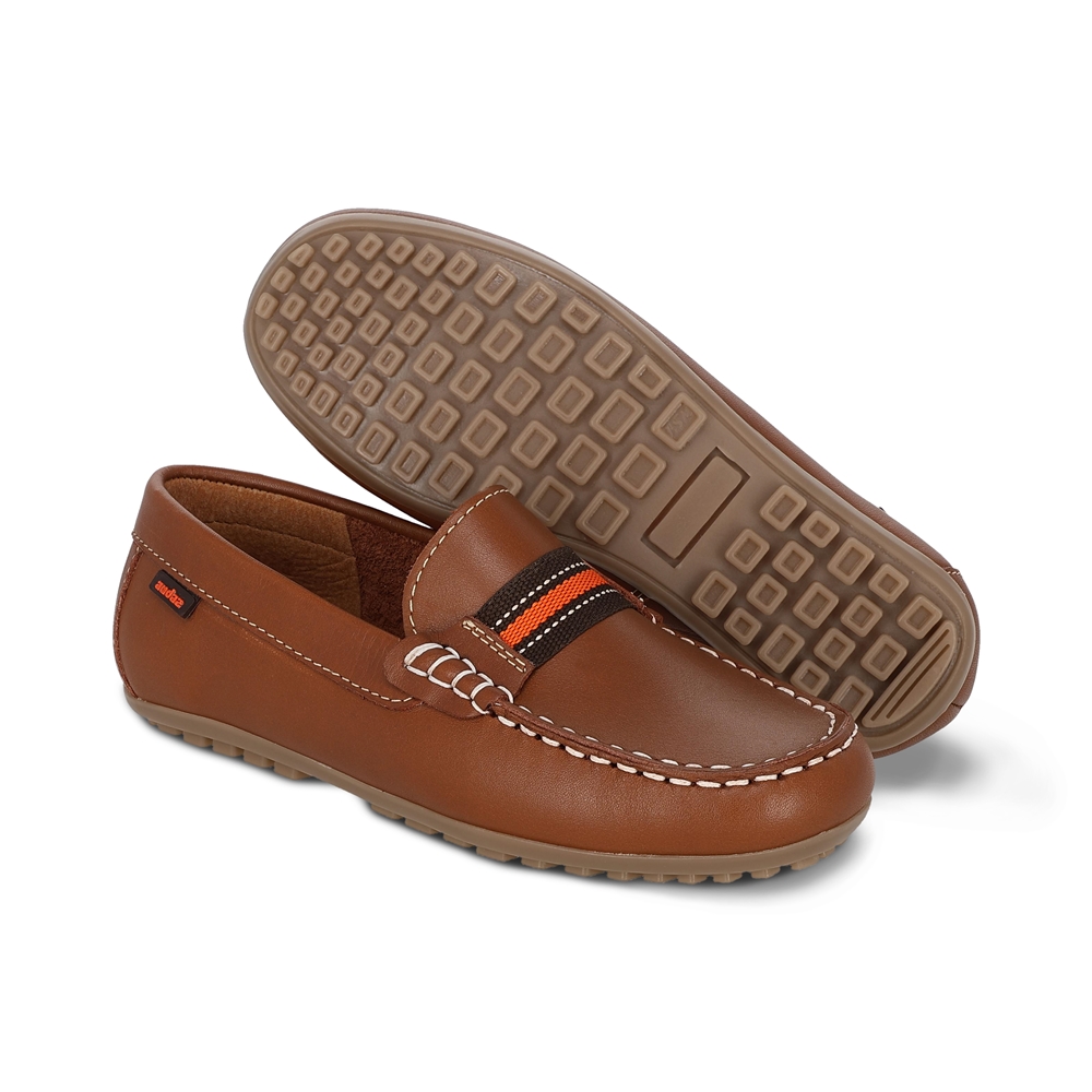 Foto 6 | Zapato Tipo Mocasin Para Niño Audaz 445302-m Color Cafe Claro