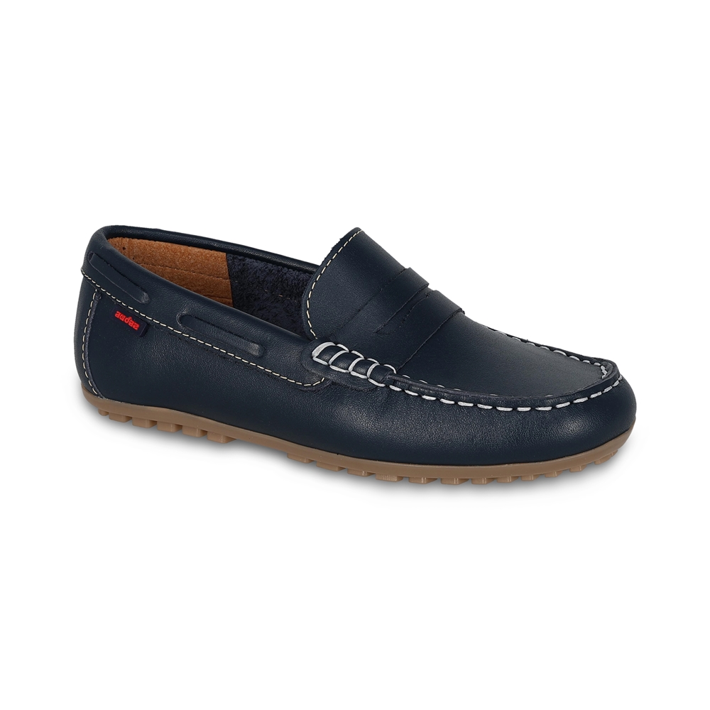 Zapato Tipo Mocasin Para Niño Audaz 445300-e  Color Azul