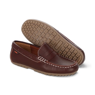 Foto 6 | Zapato Tipo Mocasin Para Niño Audaz 445300-q Color Ladrillo