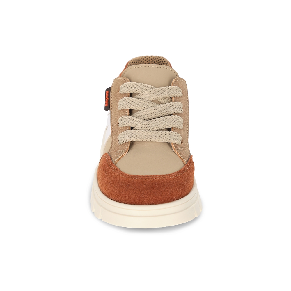 Foto 3 | Zapato Casual Para Niño Audaz Color Beige 153002-l Con Agujeta Elastica