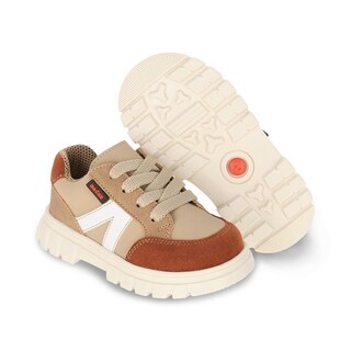 Foto 6 | Zapato Casual Para Niño Audaz Color Beige 153002-l Con Agujeta Elastica