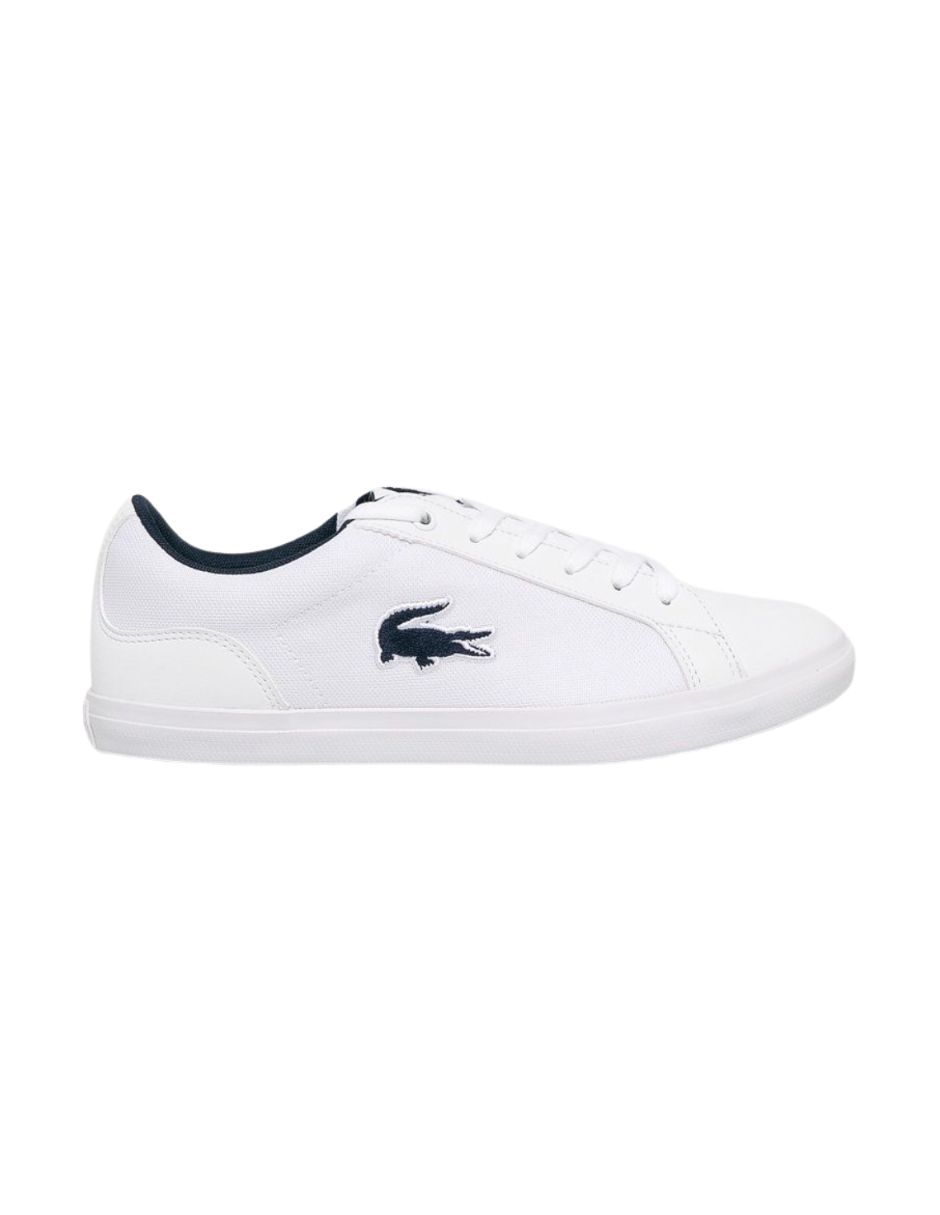 Foto 1 | Tenis Lacoste Lerond Color Blanco Para Niño