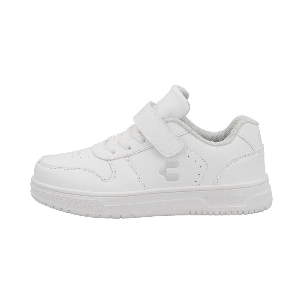 Foto 1 | Tenis Niño Charly Escolar Clasico Casual Comodos Blanco