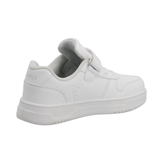 Foto 3 | Tenis Niño Charly Escolar Clasico Casual Comodos Blanco