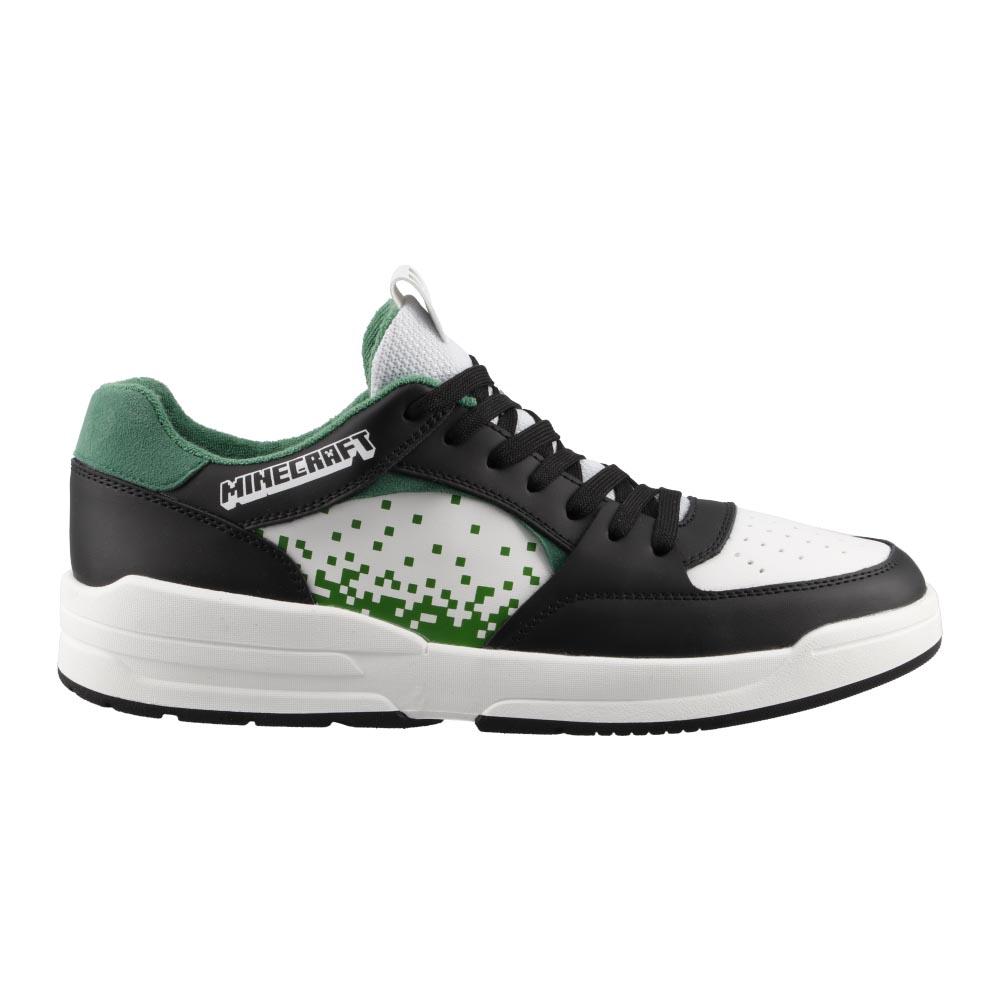 Tenis Hombre Minecraft Casual Urbano Agujetas Negro
