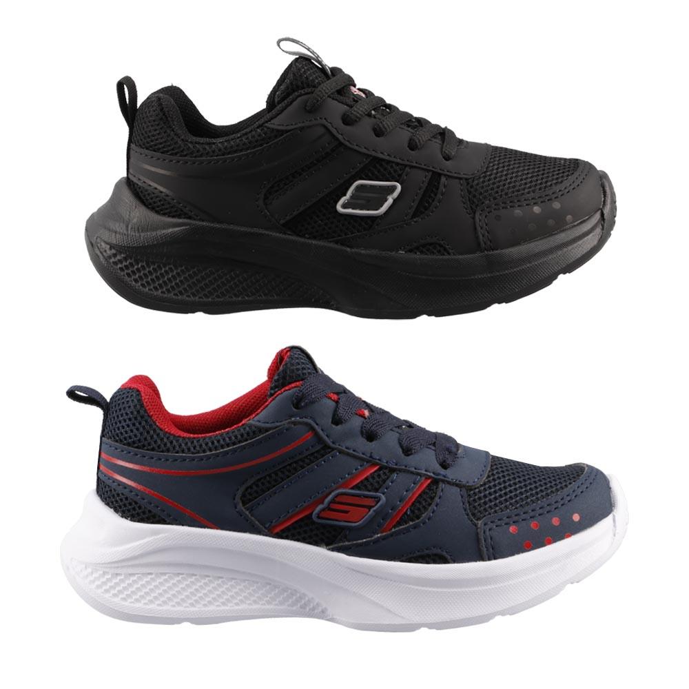 Tenis Suns Niño Casual Urbano Suave Bipack Negro