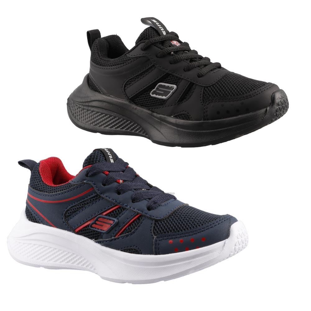 Foto 3 pulgar | Tenis Suns Niño Casual Urbano Suave Bipack Negro