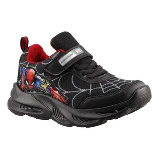Foto 2 | Tenis Space Boys Niño Ajustables Resistentes Negro