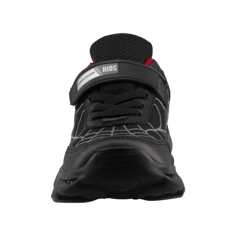 Foto 4 | Tenis Space Boys Niño Ajustables Resistentes Negro