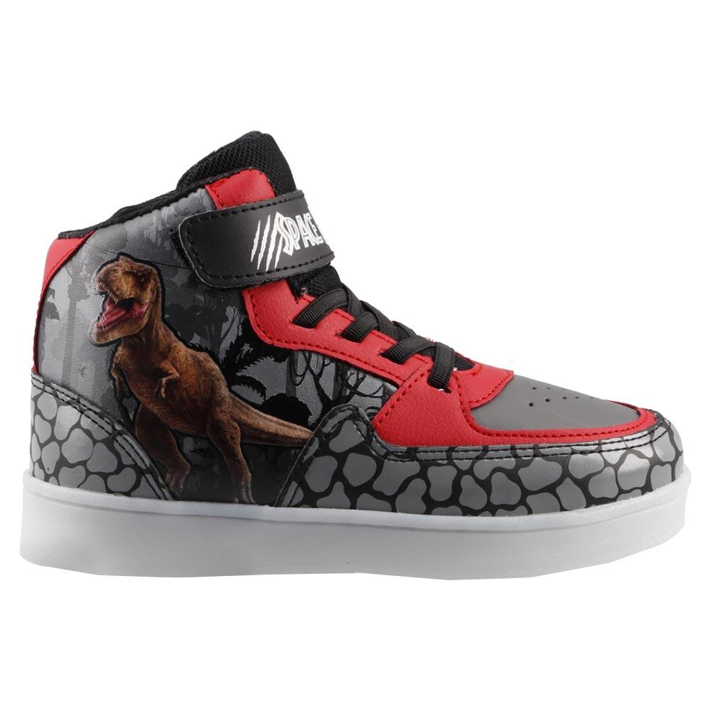 Tenis Space Boys Niño Ajustables Comodos Gris