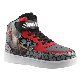 Foto 2 | Tenis Space Boys Niño Ajustables Comodos Gris