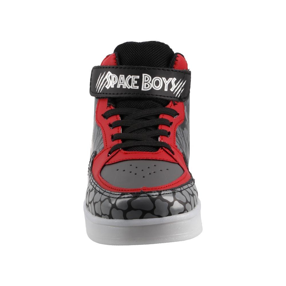 Foto 4 | Tenis Space Boys Niño Ajustables Comodos Gris