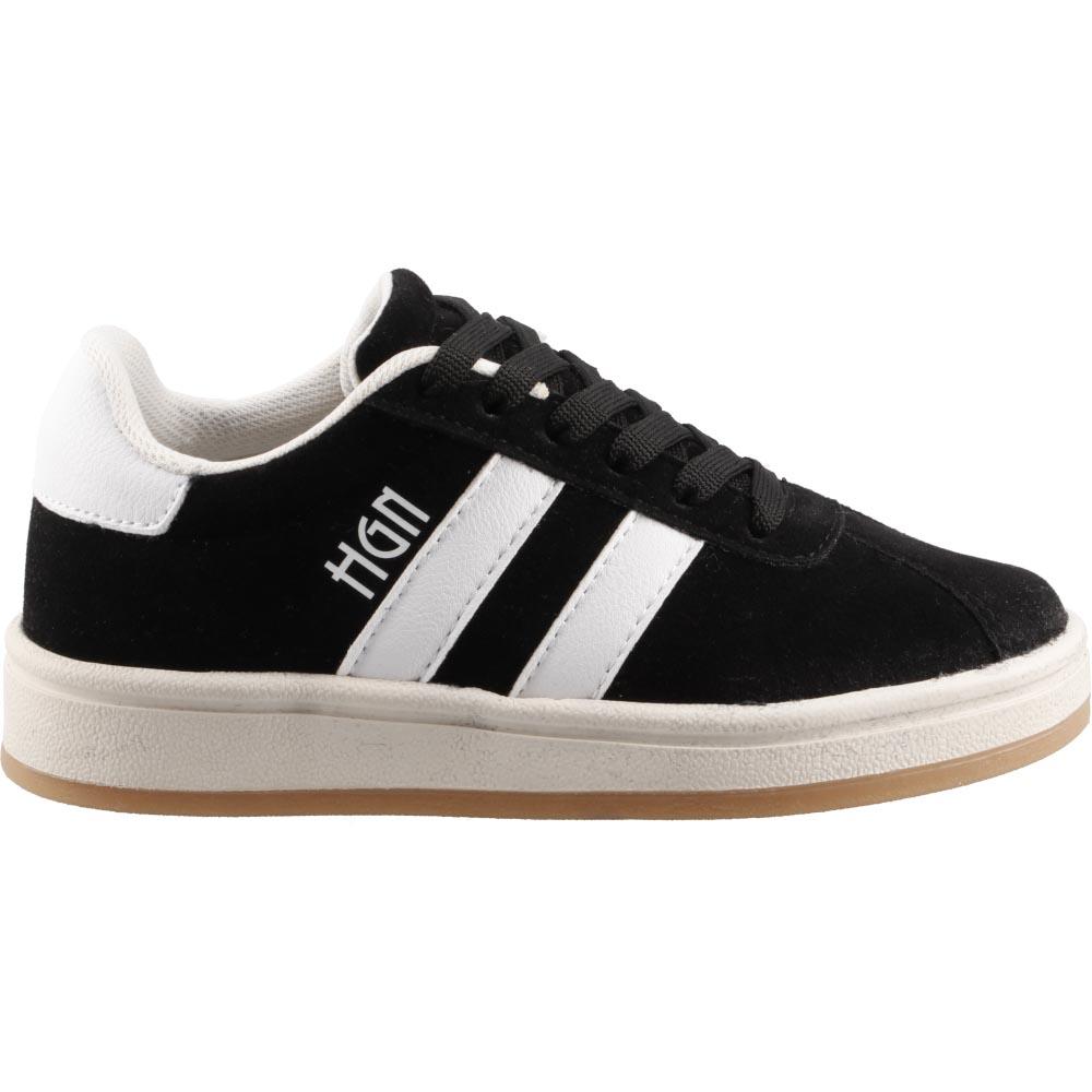 Tenis Hgn Niño Moda Comodos Casual Negro