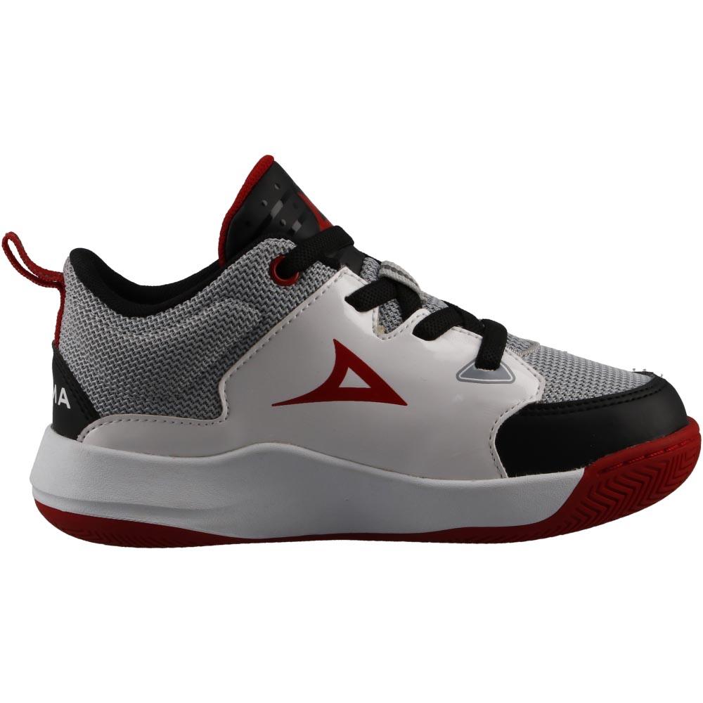 Tenis Niño Pirma Casual Urbano Sintético Modernos Gris