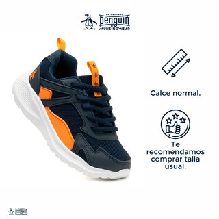 Foto 4 | Tenis Deportivo Original Penguin Style Billie Azul Marino Para Niño