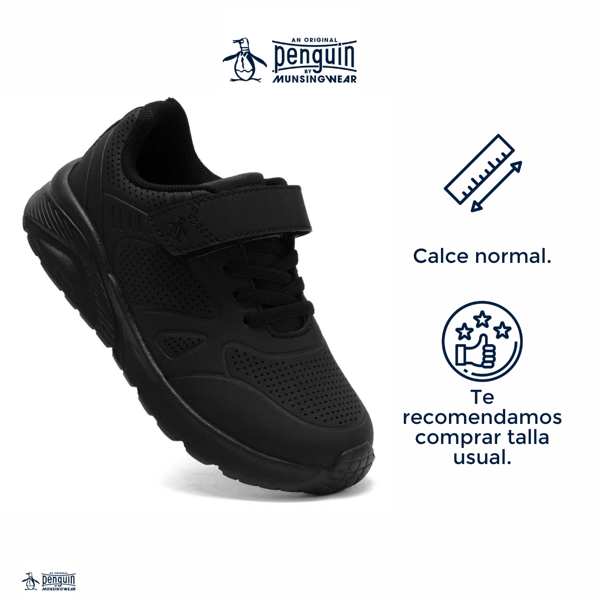 Foto 5 pulgar | Tenis Deportivo Original Style Skyler Negro Para Niño