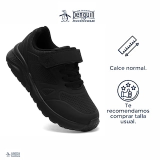 Foto 4 | Tenis Deportivo Original Style Skyler Negro Para Niño