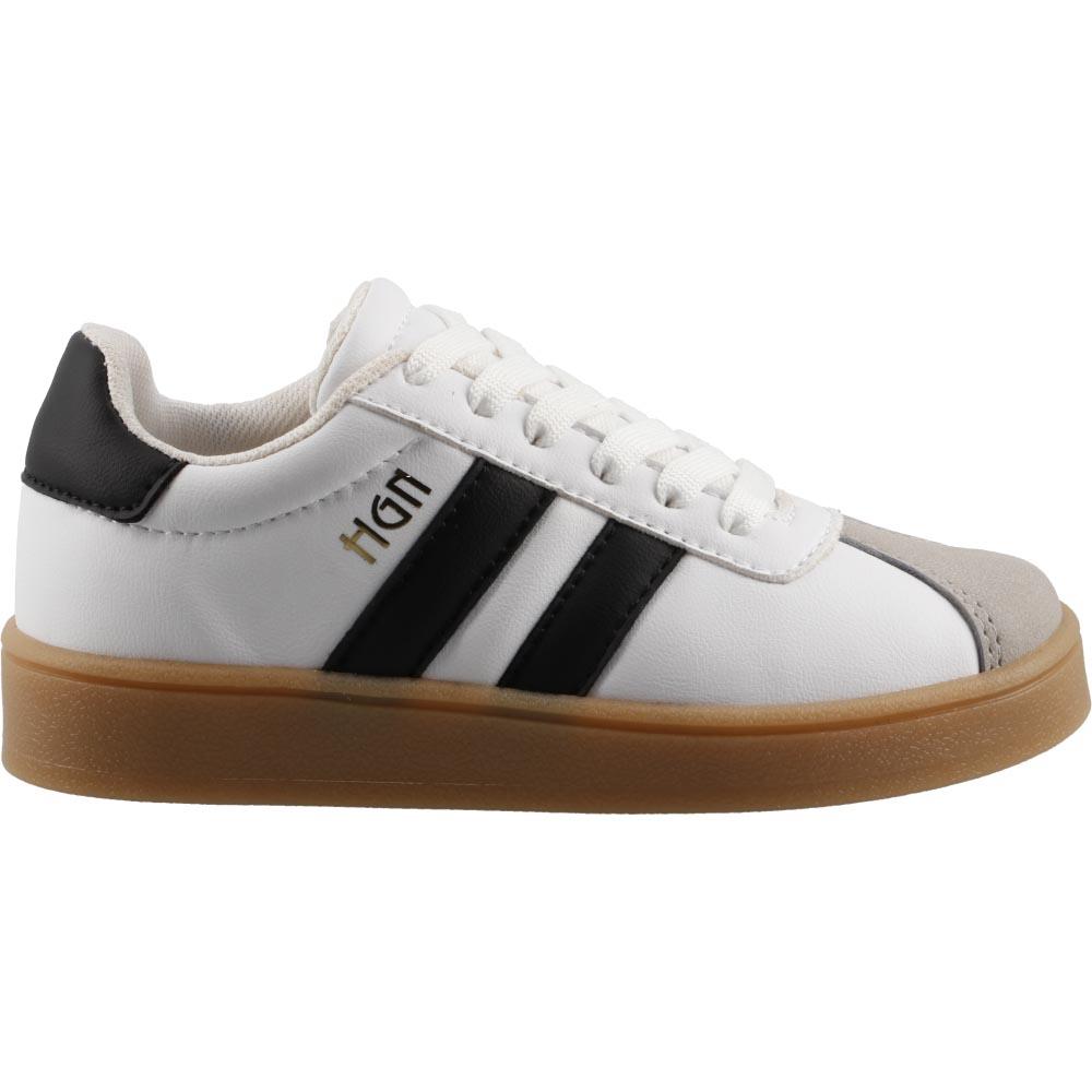 Tenis Moda Niño Hgn Comodos Blanco
