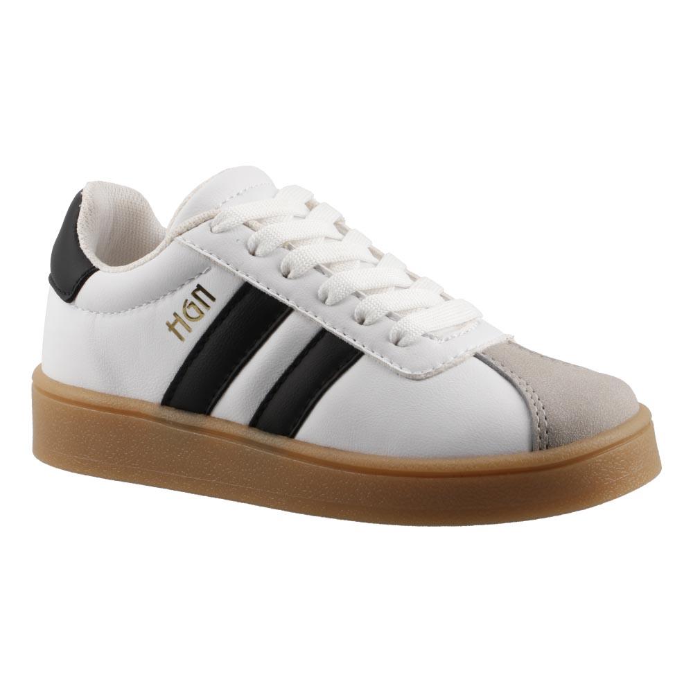 Foto 2 | Tenis Moda Niño Hgn Comodos Blanco
