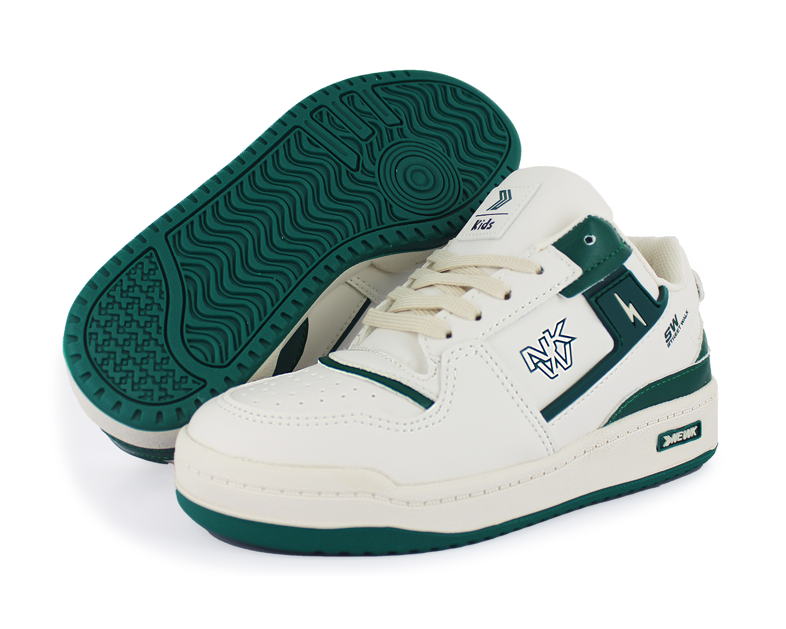 Foto 2 pulgar | Tenis Casual Late Verde Infantil Exh Reneval Newk