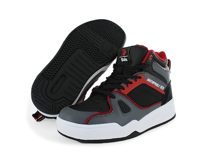 Foto 1 | Tenis Casual Negro Gris Rojo Infantil Koeno Re Newk