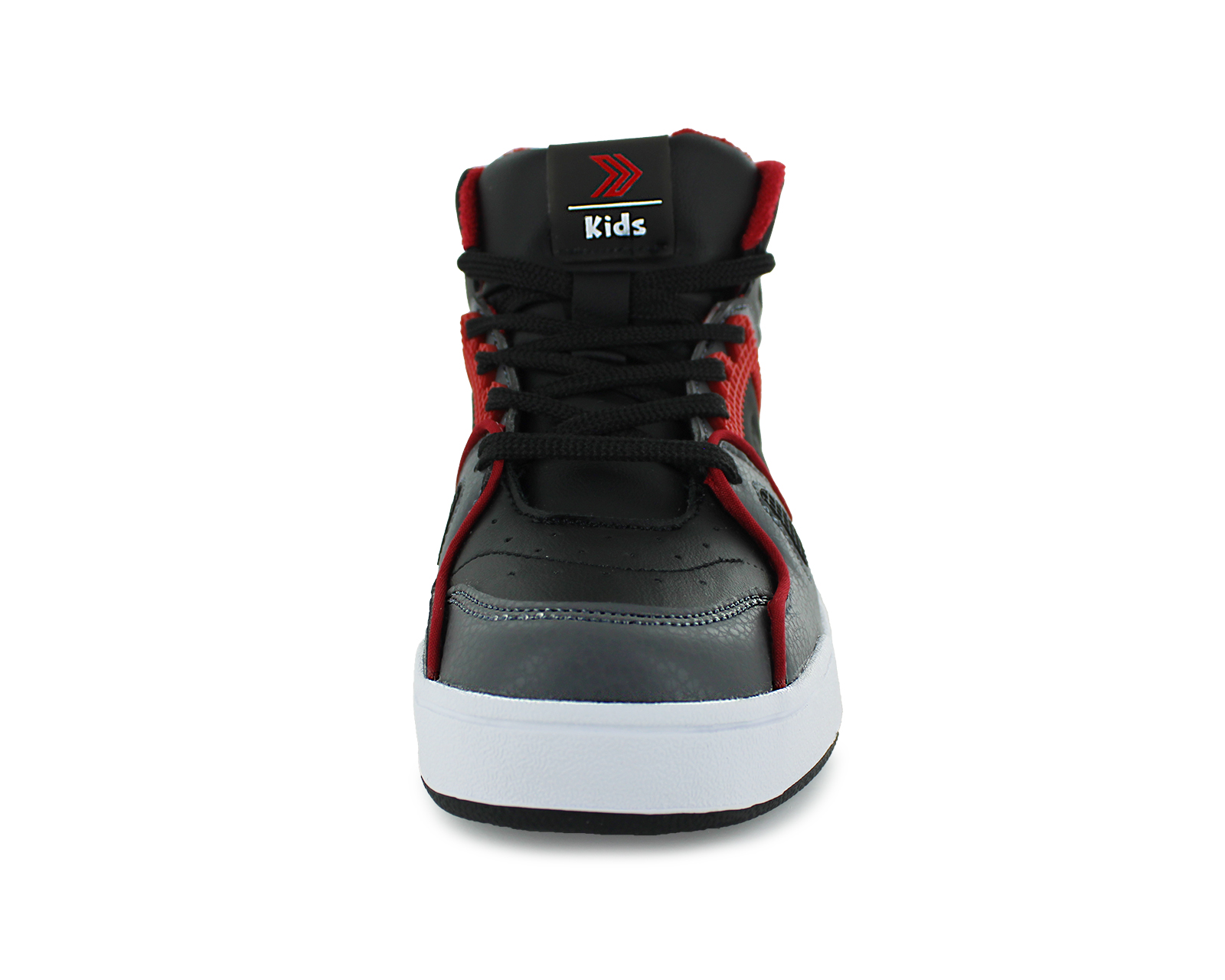 Foto 5 pulgar | Tenis Casual Negro Gris Rojo Infantil Koeno Re Newk