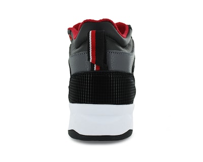 Foto 5 | Tenis Casual Negro Gris Rojo Infantil Koeno Re Newk