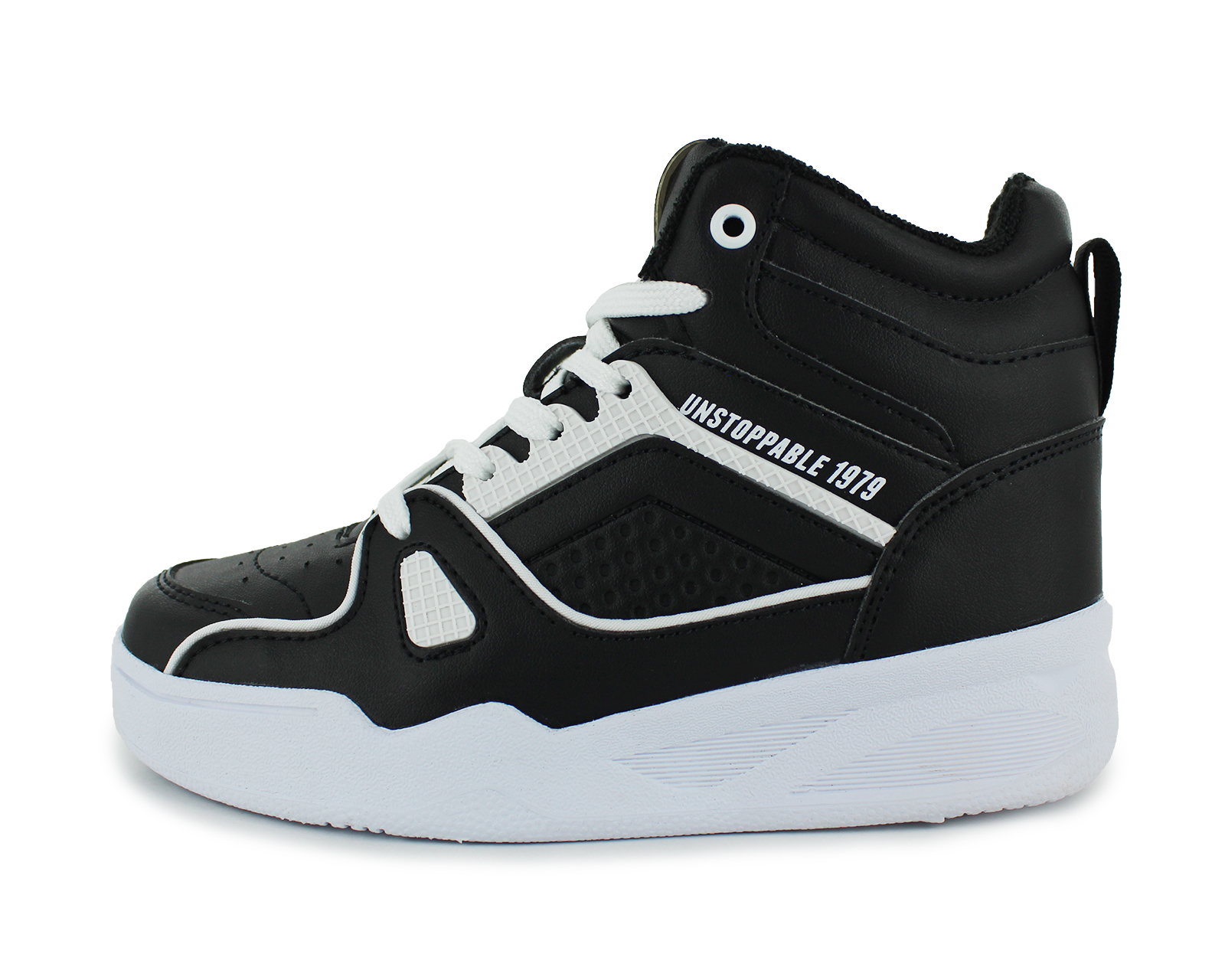 Foto 4 pulgar | Tenis Casual Negro Blanco Infantil Koeno Re Newk