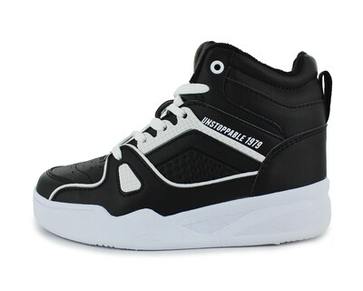 Foto 3 | Tenis Casual Negro Blanco Infantil Koeno Re Newk
