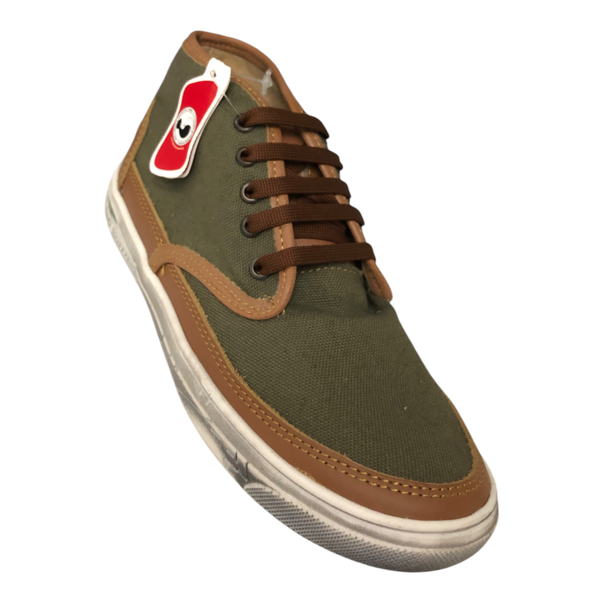 Foto 4 pulgar | Tenis Bota Olivo/camel Para Niño Mickey Calzado