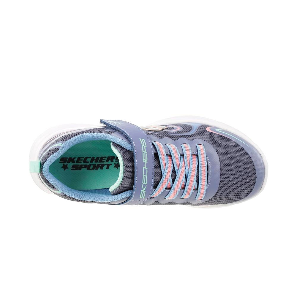 Foto 6 pulgar | Tenis Skechers Wavy Lites Niño Modernos Multicolor