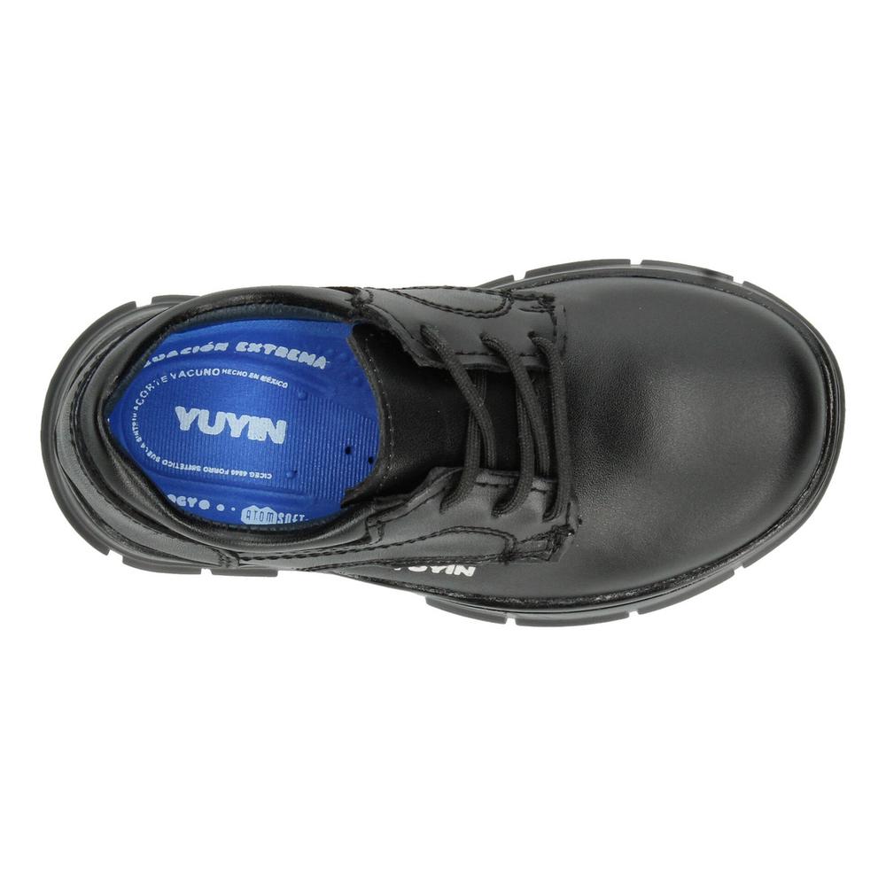 Foto 8 pulgar | Zapato Escolar Yuyin Negro Para Niño [yuy458] Negro
