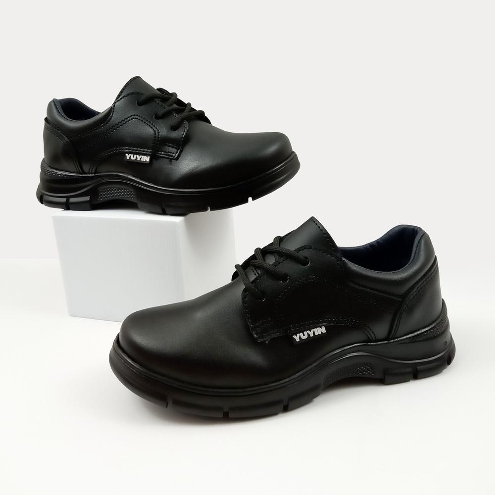 Foto 9 pulgar | Zapato Escolar Yuyin Negro Para Niño [yuy458] Negro