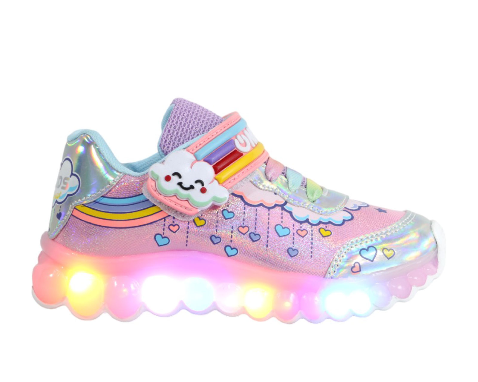 Foto 2 pulgar | Tenis Niña Luces Led Onkids 110 Rosa