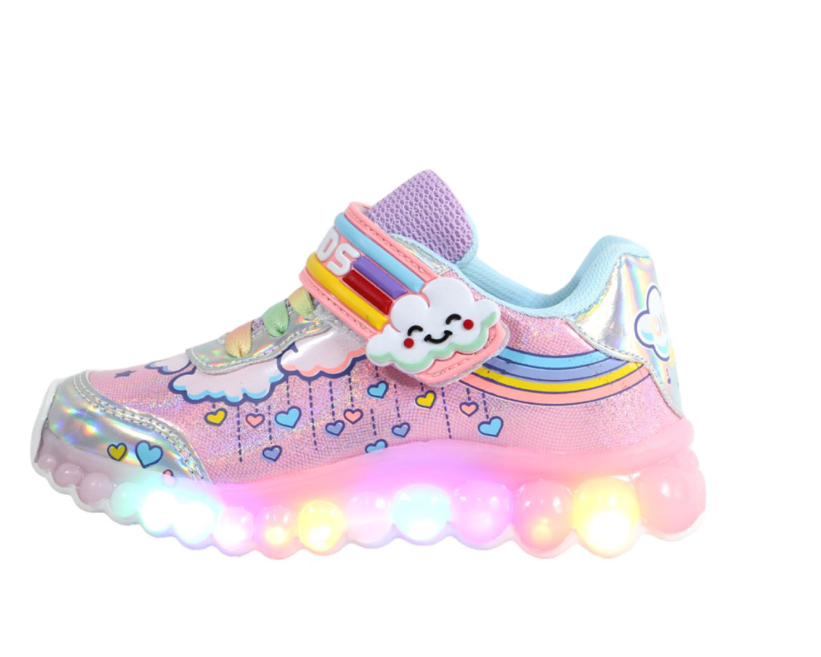 Foto 3 pulgar | Tenis Niña Luces Led Onkids 110 Rosa