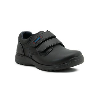 Foto 4 | Zapato Escolar Yuyin Para Niño Piel Con Ajuste Velcro Negro Negro