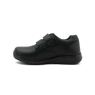 Foto 5 | Zapato Escolar Yuyin Para Niño Piel Con Ajuste Velcro Negro Negro