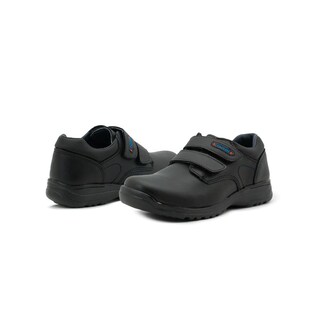 Foto 2 | Zapato Escolar Yuyin Para Niño Piel Con Ajuste Velcro 22-26 Negro