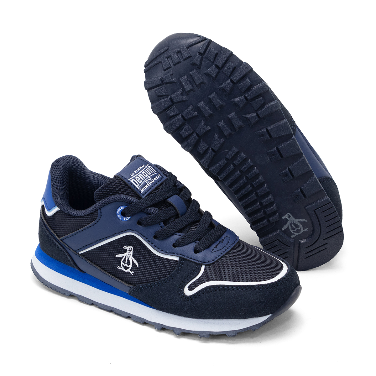 Tenis Original Penguin Style Calder Azul Marin O Para Niño