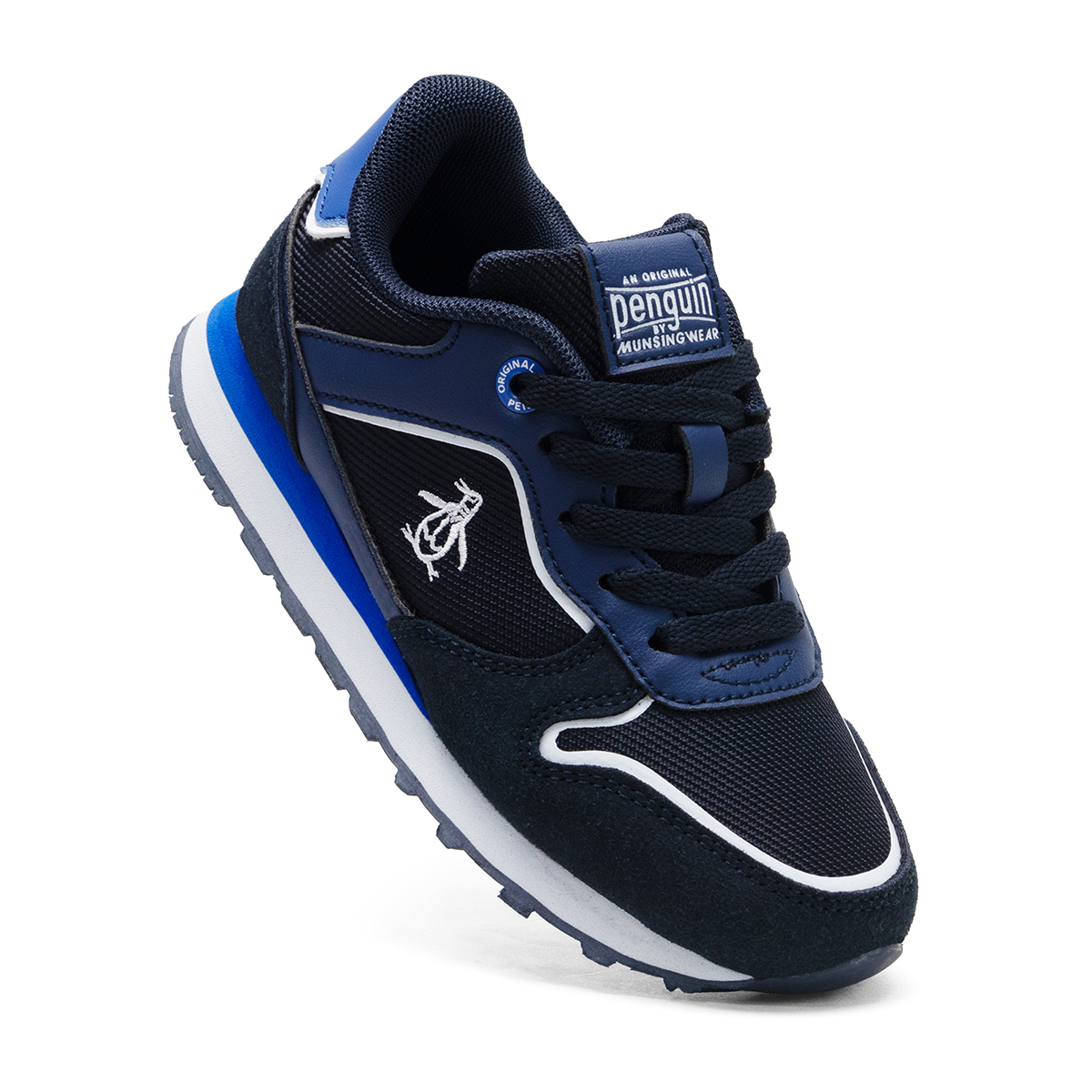 Foto 9 pulgar | Tenis Original Penguin Style Calder Azul Marin O Para Niño