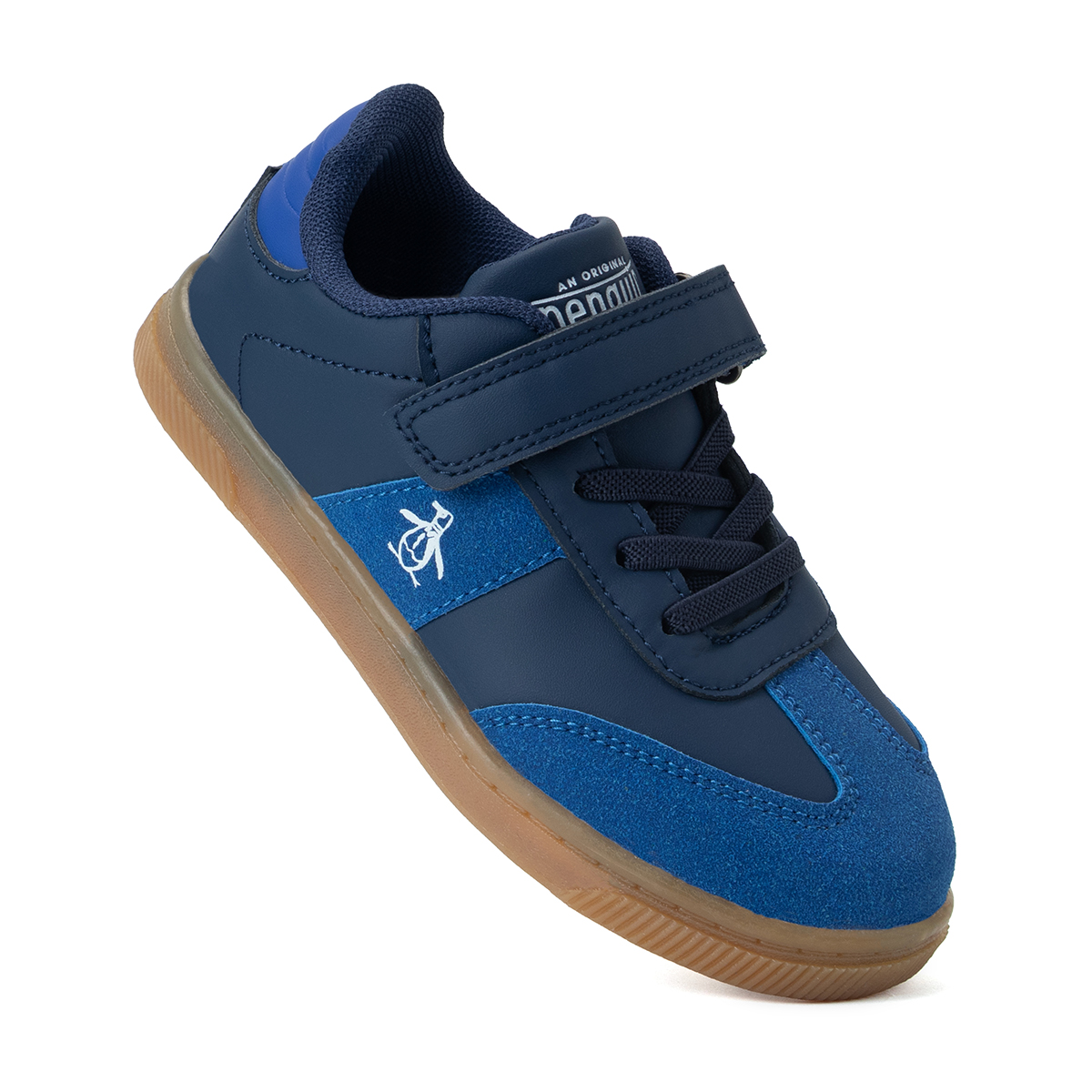 Foto 9 pulgar | Tenis Casuales Original Penguin Style Gael Azul Marino Para Niño