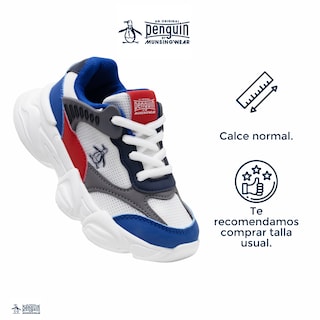 Foto 4 | Tenis Casuales Original Penguin Style Cody Multicolor Para Niño