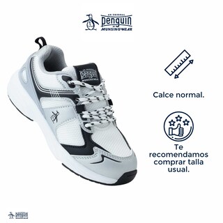 Foto 4 | Tenis Deportivos Original Penguin Style Oliver Blanco Para Niño