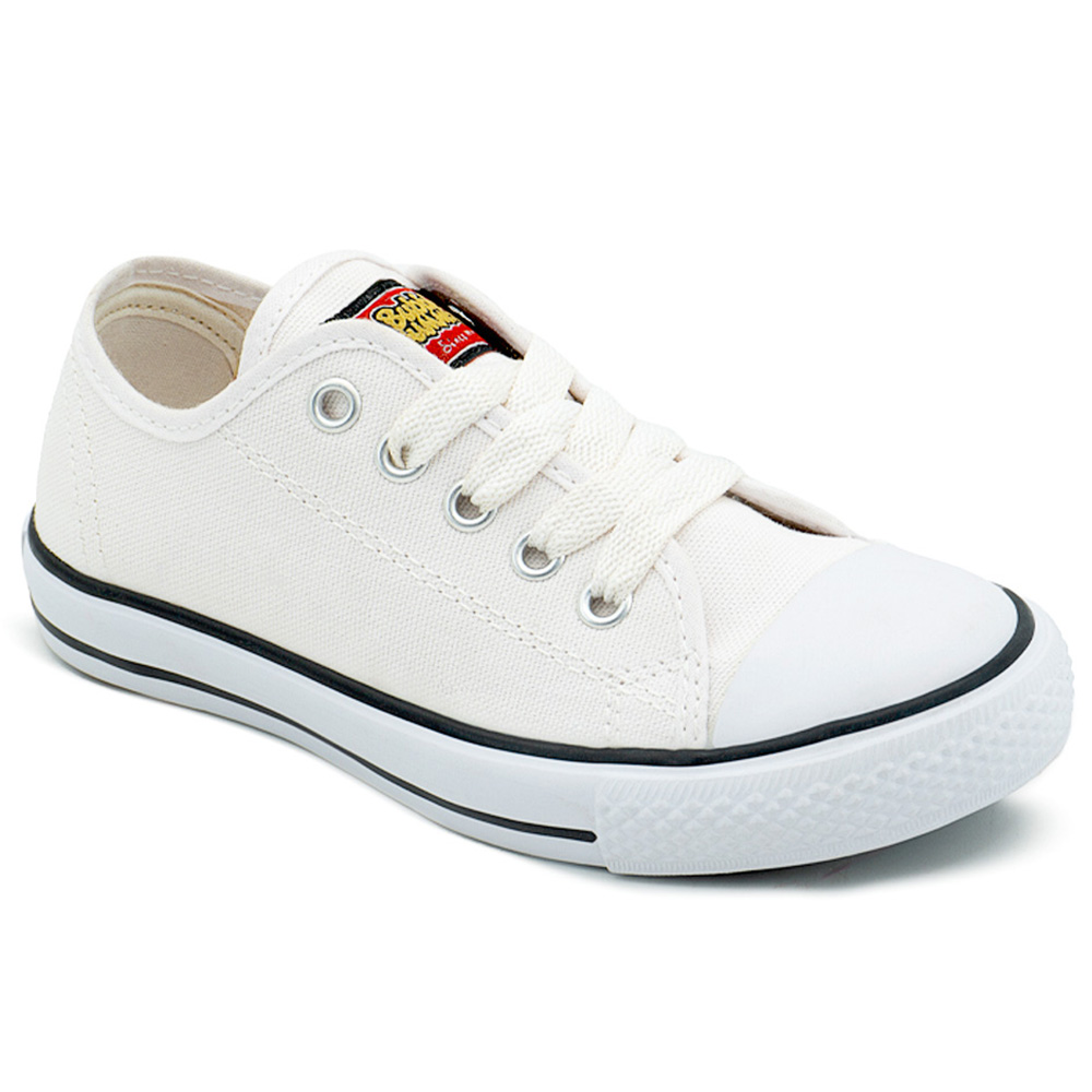 Foto 1 | Tenis Bubble Gummers Harry Choclo Lona Blanco Para Niño