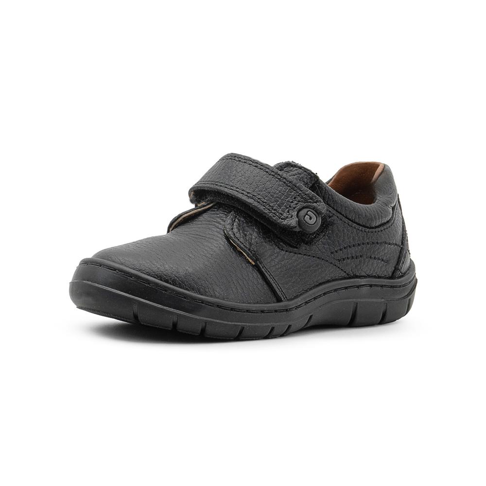 Foto 4 pulgar | Zapato Escolar Para Niño Dogi De Piel Con Puntera Cosidos Negro