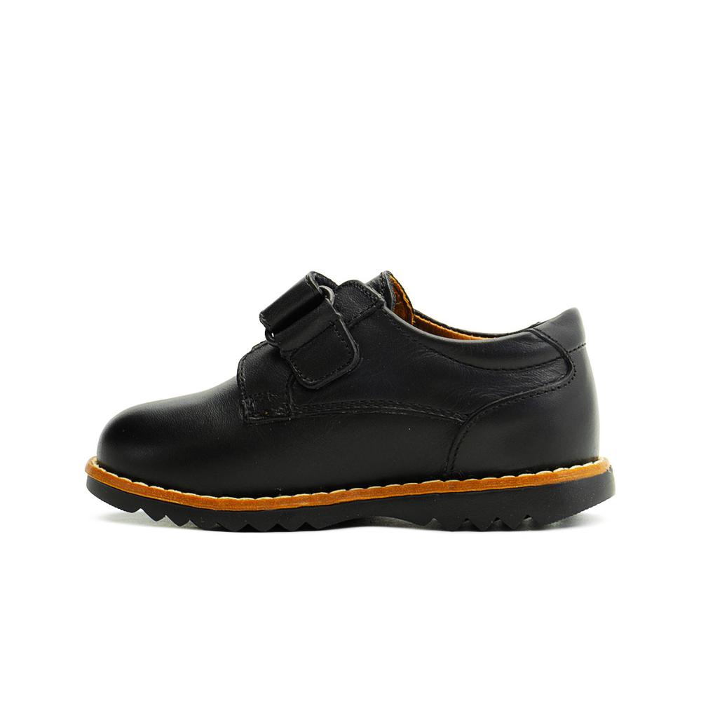 Foto 6 pulgar | Zapato Audaz Derby Niño Piel Ajuste Velcro Color Negro 13-18 Negro