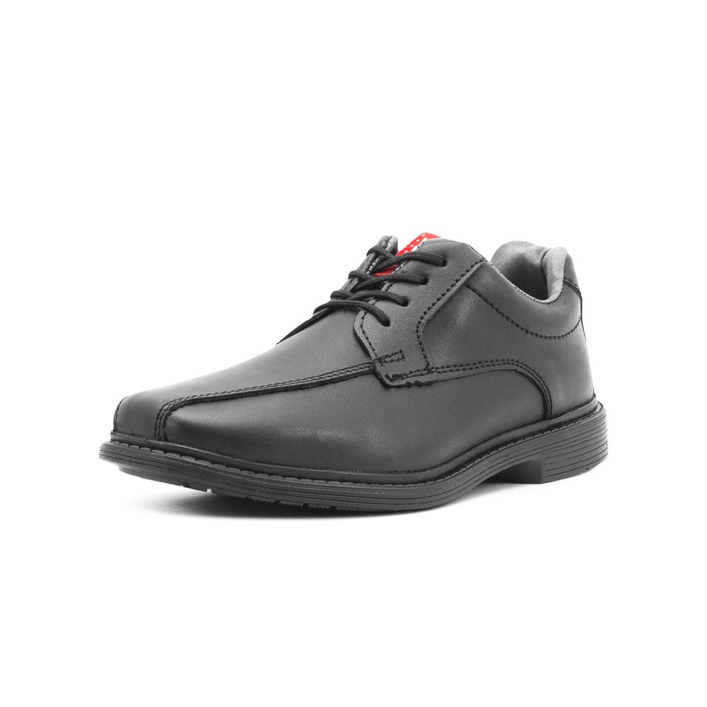 Foto 4 pulgar | Zapato Escolar Para Niño Vavito De Piel Con Antiderrapante Negro