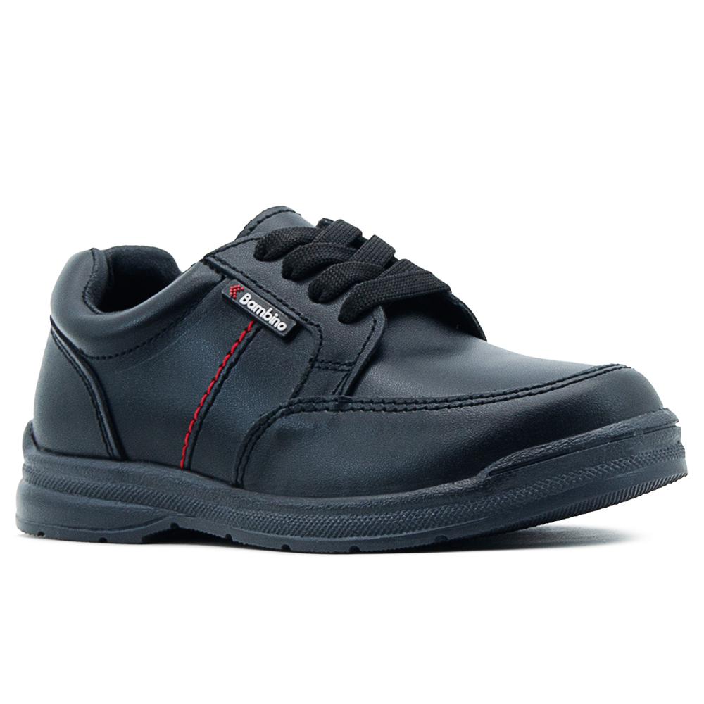 Foto 5 pulgar | Zapato Niño Escolar Piel Bambino Negro Antiderrapante 18-25 Negro