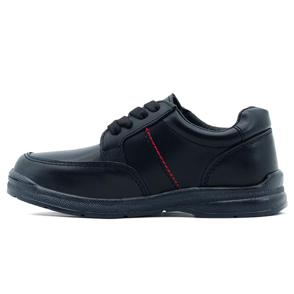 Foto 6 pulgar | Zapato Niño Escolar Piel Bambino Negro Antiderrapante 18-25 Negro
