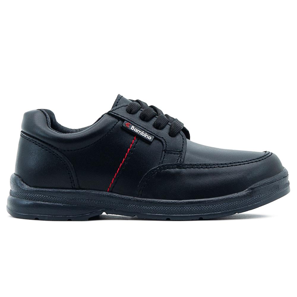 Foto 7 pulgar | Zapato Niño Escolar Piel Bambino Negro Antiderrapante 18-25 Negro